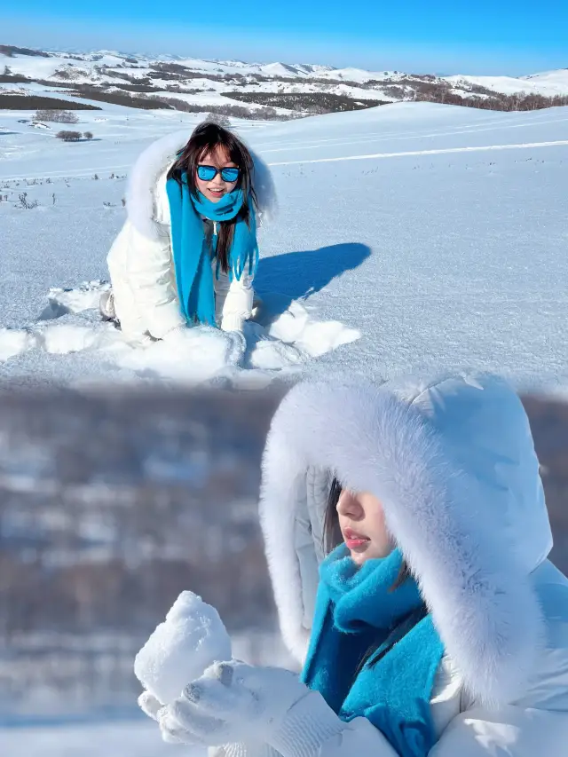 白い雪が広がっています