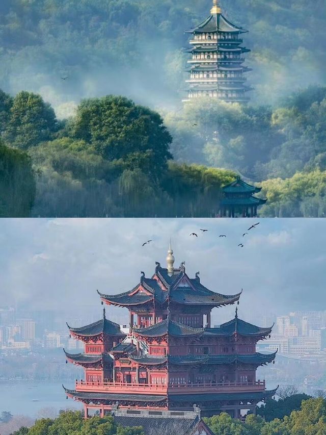 西湖美景圖畫，別錯過這場浪漫