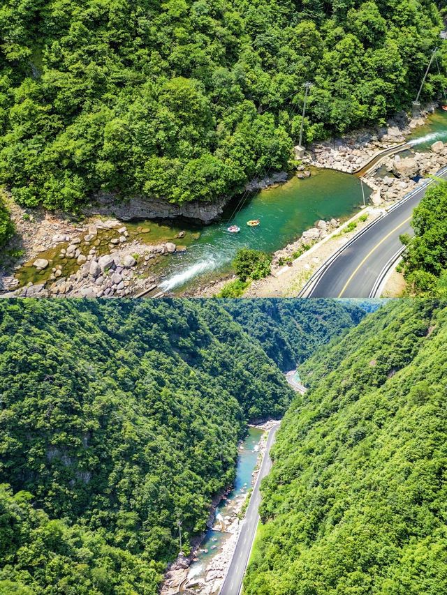 龍王山峽谷漂流 2024安吉漂流推薦系列