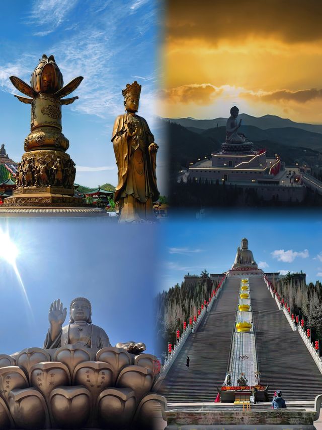 山東第一佛山～龍口南山大佛！