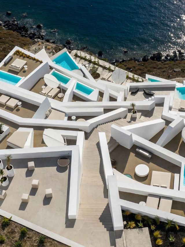 🌟 Santorini Dreams: Top Stay at The Saint Hotel! 🌊