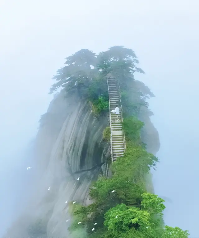 直達仙境!!李白沒夸錯，安徽這座山絕了