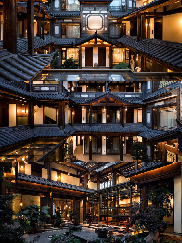 麗江古城外圍的國風四合院