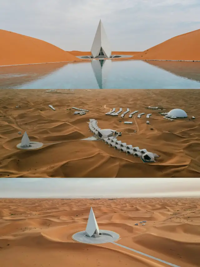 野奢酒店天花板，住進沙漠裡面的未來世界!