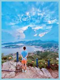 台州旅行站在高山尽收石塘这一刻属于我