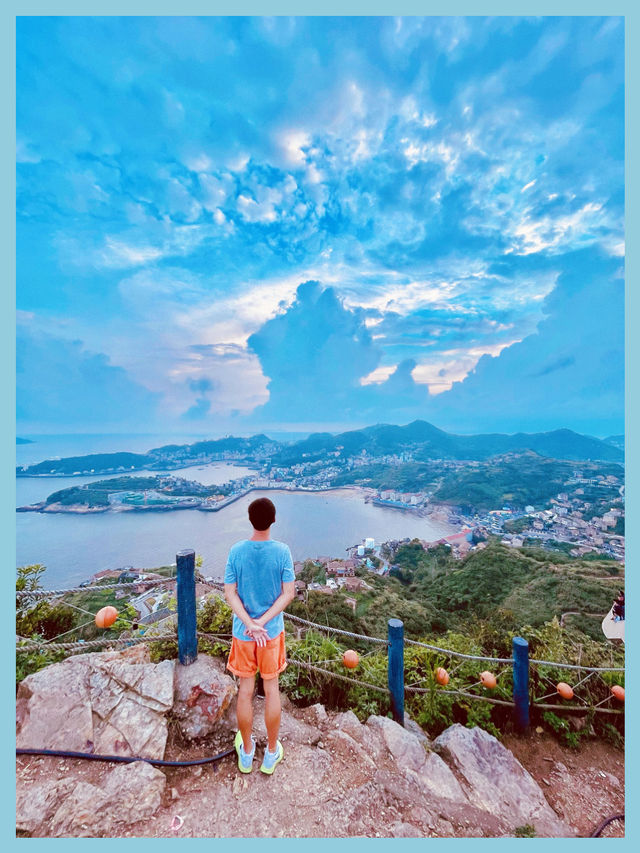 台州旅行站在高山尽收石塘这一刻属于我
