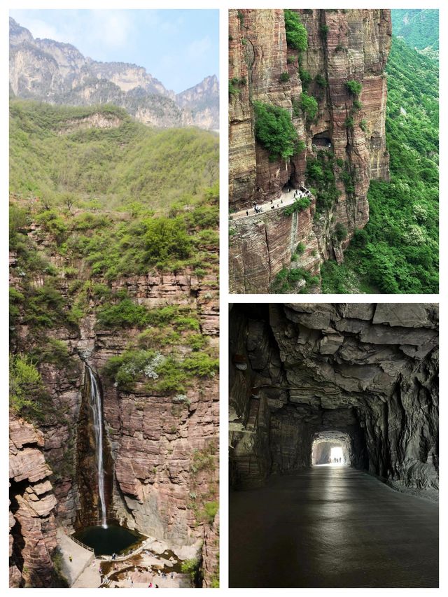 太行天路  郭亮村的懸崖之路 。