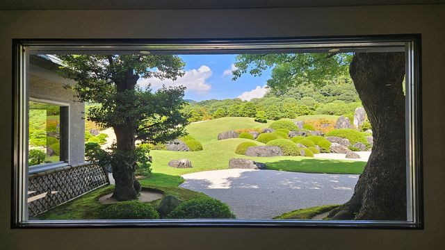 安來足立美術館。