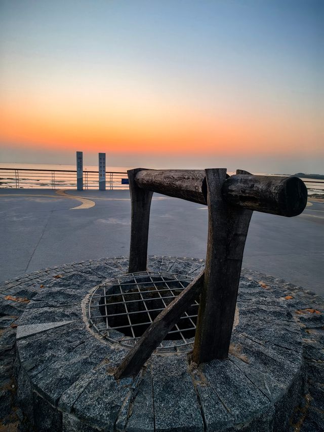 日照第六站——「0」海拔看日出。