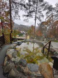 貴州省石阡縣一石阡佛頂山溫泉小鎮泡溫泉