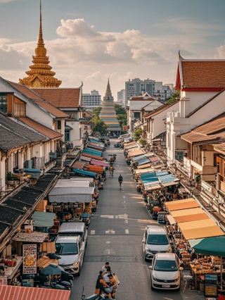 A Colorful Dream Journey Through Time in Thailand