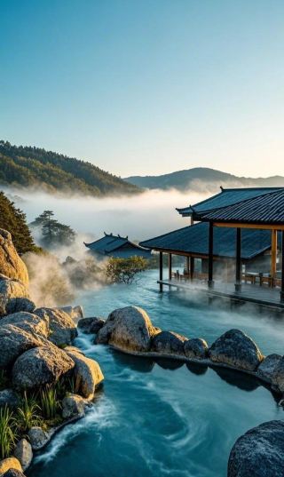 This hot spring is incredibly comfortable!