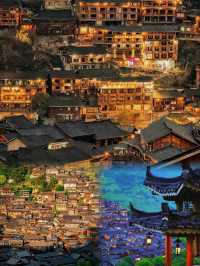 五一假期苗疆少女拍照旅遊景點