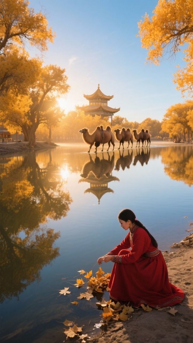 沙漠胡楊三千年絕美