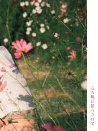 大阪長居植物園旅拍小師妹花海裡笑靨如花