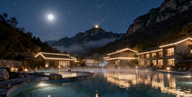 冬季必打卡！保定淶源白石山溫泉度假區玩雪+泡湯攻略