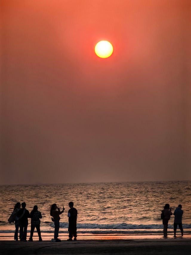 北海絕美日落觀賞地!石螺口海灘的晚霞浪漫哭了 北海絕美日落觀賞地!石螺口海灘的晚霞浪漫哭了