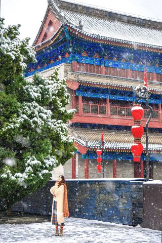 When it snows in winter, Xi'an transforms into the ancient capital Chang'an