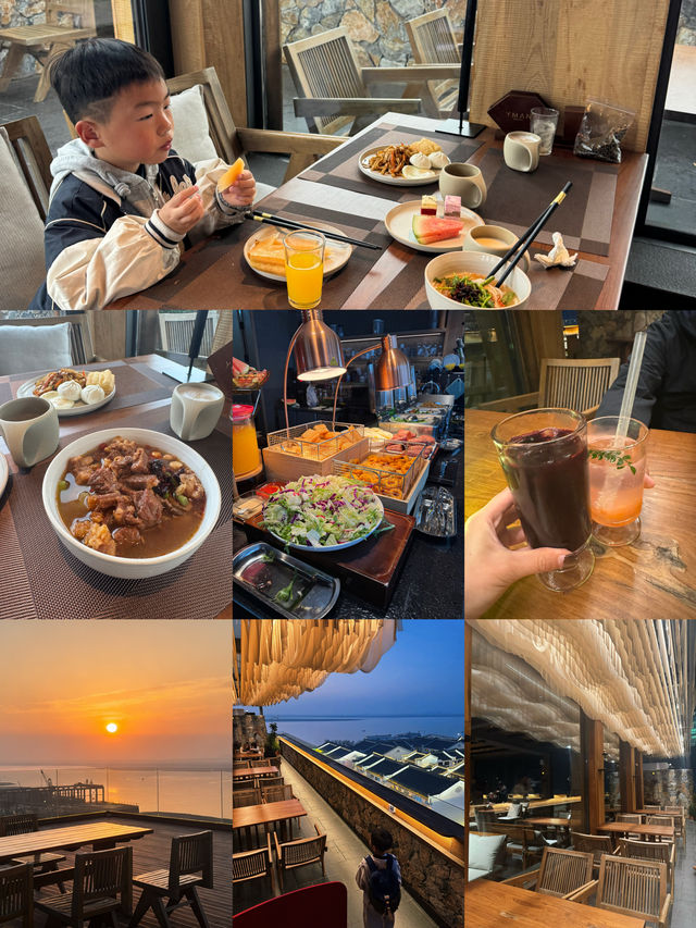 躺看洞庭湖日落絕美