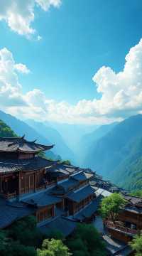 這古鎮,裝下江南與雪山