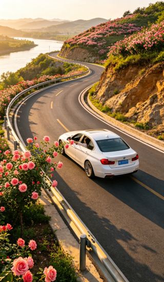 ดอกกุหลาบจำนวนมหาศาลผลิบานจากเนินดินที่ถูกทำลาย และมันฟรี! ทางหลวงสายนี้ในภาคตะวันออกเฉียงเหนือของจีนซ่อนความโรแมนติกเอาไว้