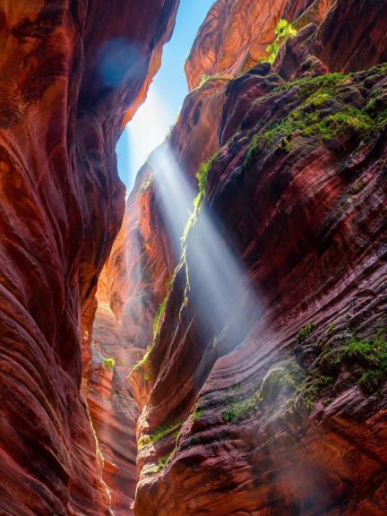 Step into the billion-year light and shadow feast of Earth's rift