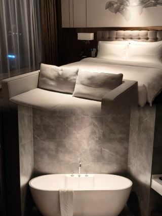 This hotel feels just like home! The bedding is so comfortable you won’t want to get up
