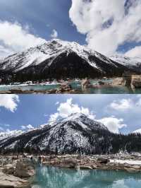 然烏湖，藏東雪山堰塞湖，雪山冰川藍寶石，川藏線治癒秘境