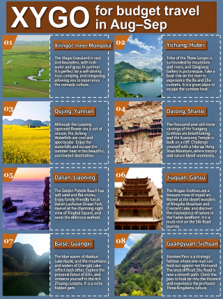 At the end of August, the grasslands turn golden. Budget travel to 8 destinations costs about 2k per person, tested to avoid pitfalls