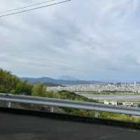 静岡市を一望する徳願寺