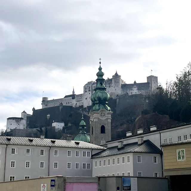The Hohensalzburg Fortress an eye catcher! 