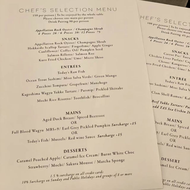 悉尼 適合約會/聚會的日式fine dining