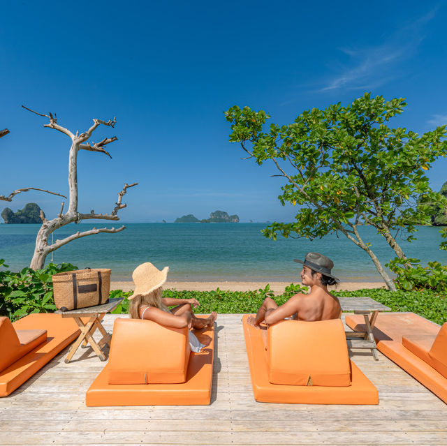 นอนชิลฟีลติดเกาะที่อ่าวต้นไทร กระบี่🏝️
