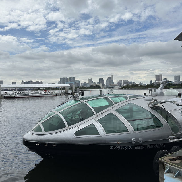 오다이바로 가는 수상버스 타보기🛥️