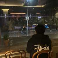 광안대교를 한 눈에 볼 수 있는 카페, 에쏘 esso