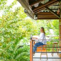 ลากแฟนไปคาเฟ่ในสวนทุเรียนกินขนมผลไม้สดๆที่จันทบุรี​