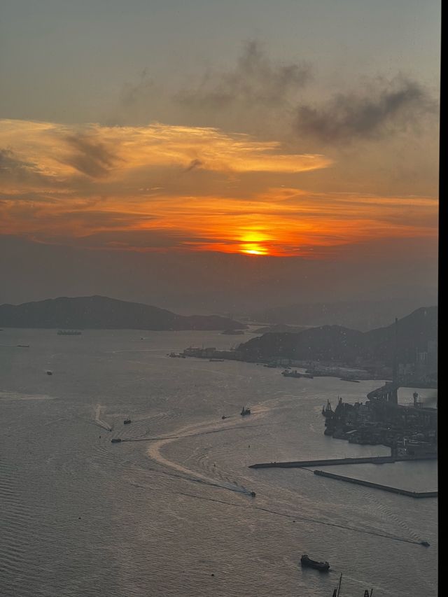 香港必去❣️最高觀景台欣賞維多利亞港👀
