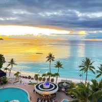 ウェスティンリゾート・グアム The Westin Resort Guamから見たタモンビーチ