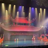 Water puppet show, tradition to catch