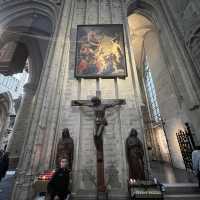 Free church with stained art, intrinsic work
