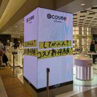 ９月１日 GRAND OPEN　@cosme OSAKA　LUCUA 1100 に行ってみた。