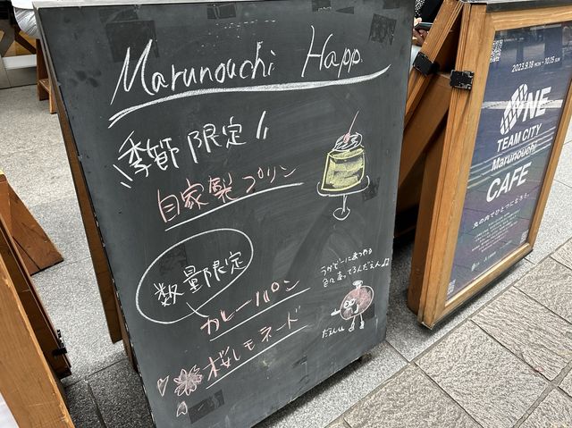 東京・丸の内。期間限定で『RUGBY CAFE』に🏉Marunouchi Happ. Stand & Gallery