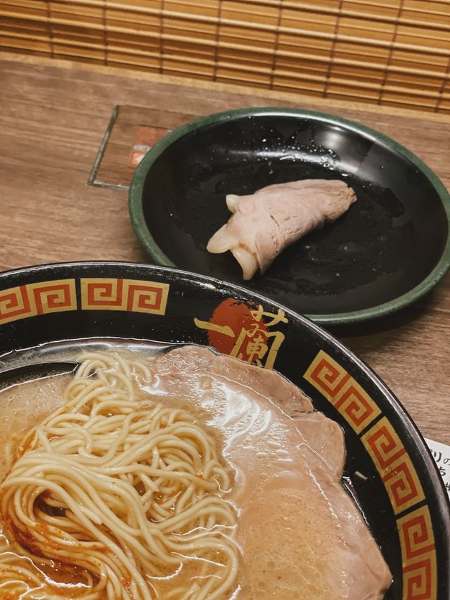 去日本一定要排一次一蘭！❤️