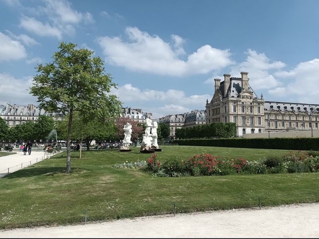 Enjoying my time at Tuileries Garden