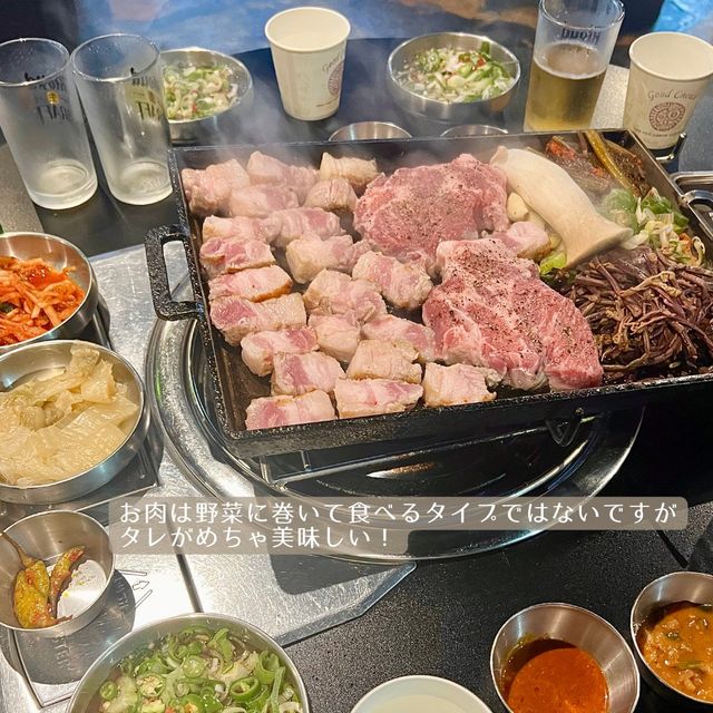 【ソウル・蚕室】ネギ入りタレが美味い！サムギョプサル店