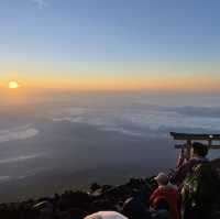 富士登山登頂！