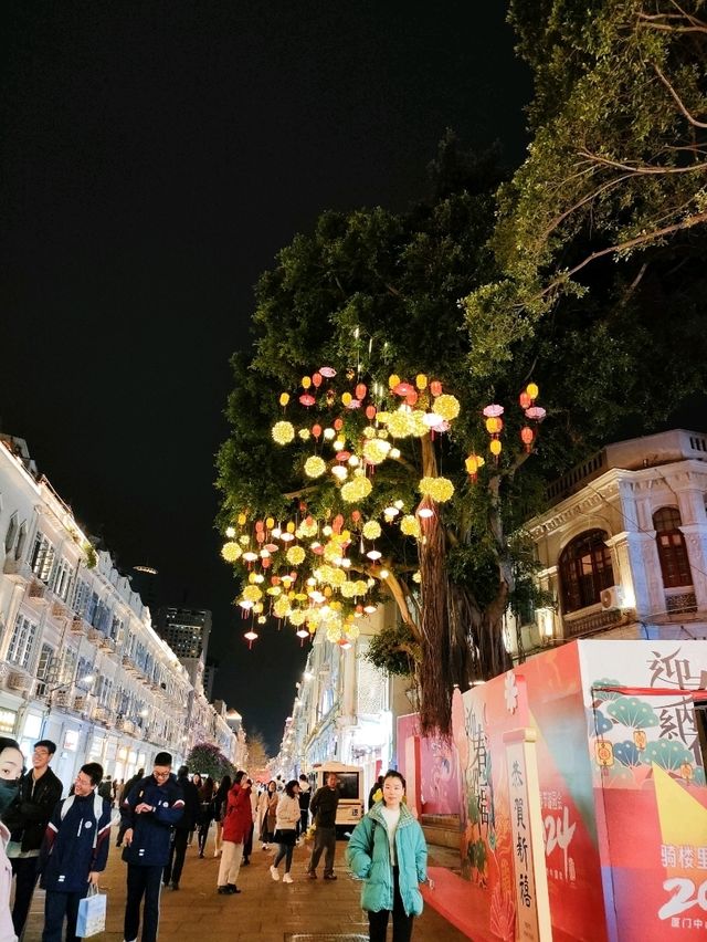 Best Night Pedestrian Street in Xiamen