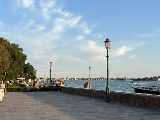 Nice spot to enjoy sunset in Venice 