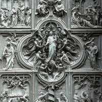 Iconic landmark in Milan, Italy