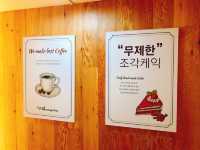 서울 홍대입구역 케이크 무한리필 카페에이
